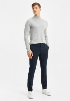 WE FASHION Slim Fit - Pantalon - Dark Blue -ZALANDO WINKEL b33ada2b743142f5941b572238ffae8f