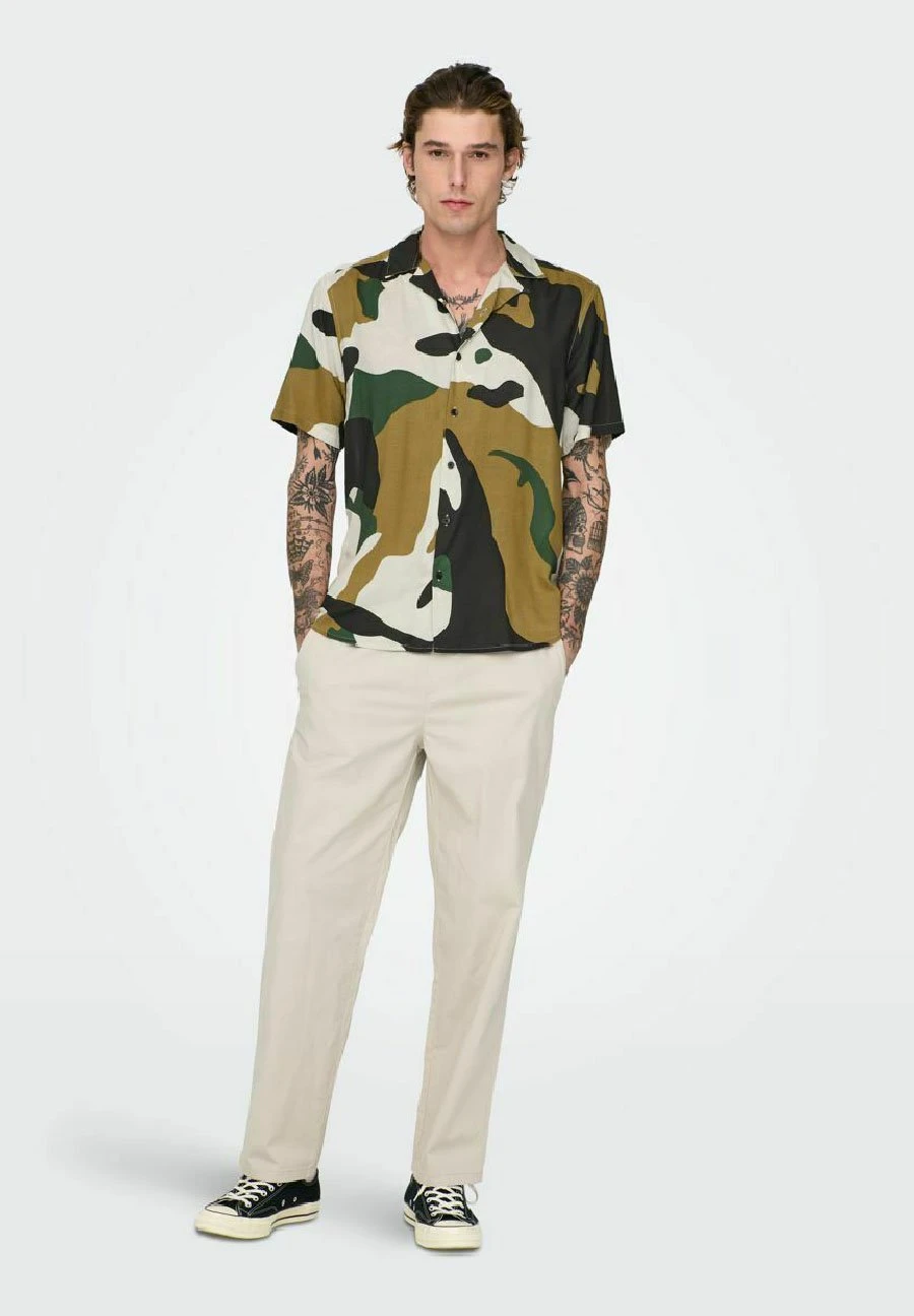 Only & Sons Overhemd - Dull Gold 4 Only & Sons Overhemd - Dull Gold - Afbeelding 2