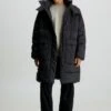 Calvin Klein Jeans Relaxed Hooded Puffer - Winterjas - Ck Black 1 Calvin Klein Jeans Relaxed Hooded Puffer - Winterjas - Ck Black -ZALANDO WINKEL b352ac644f8a40d2a194134ac31ec46d