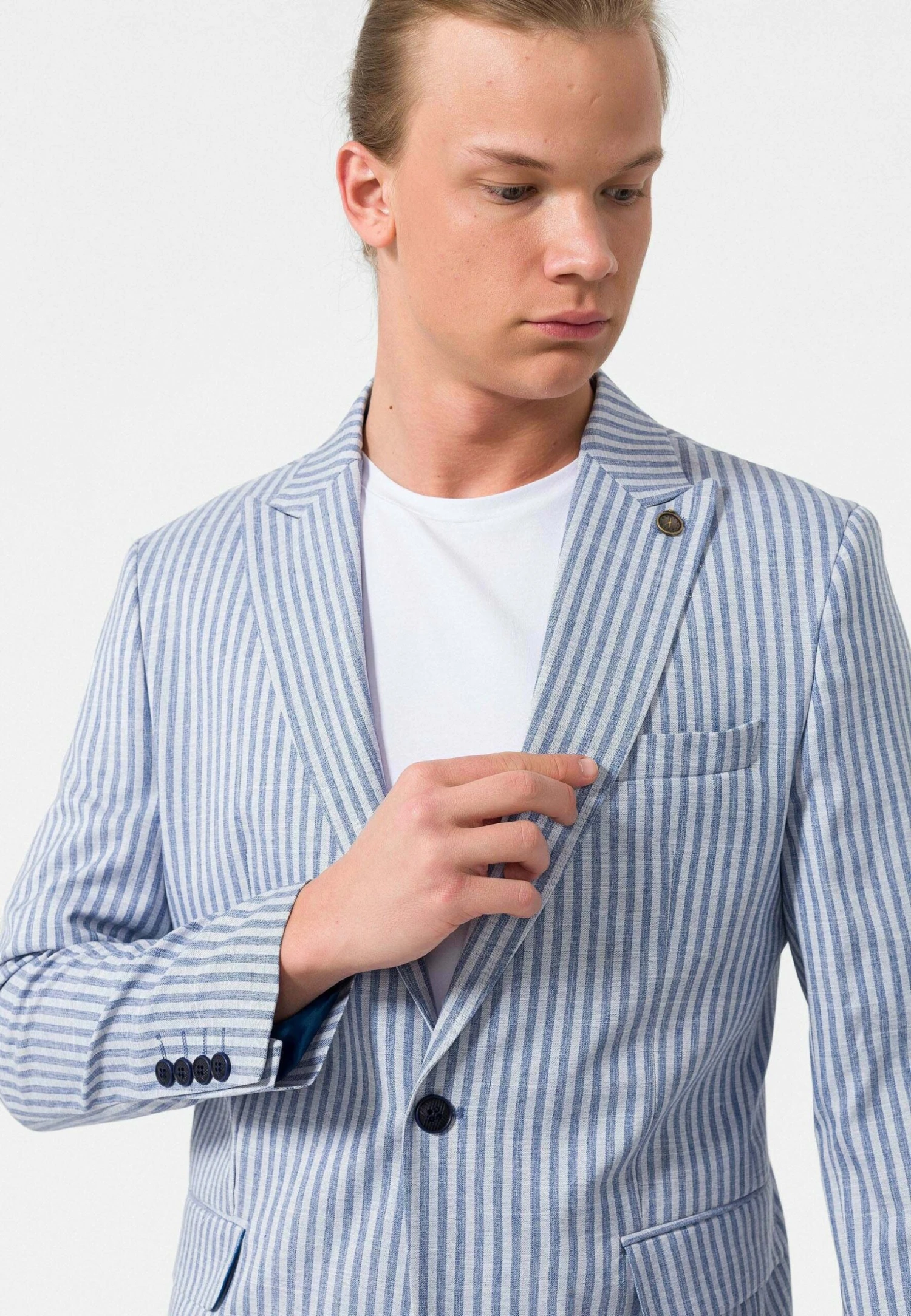 Blazer - Navy - White 6 Blazer - Navy - White - Afbeelding 4