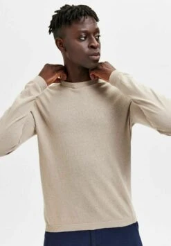 Selected Homme Slhlake Blend Ls W Noos - Trui - Pure Cashmere -ZALANDO WINKEL b543f582b3084f45ac68635d27ee6e55