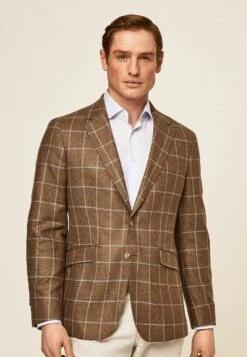 Hackett London Coral Wpane - Blazer - Taupe Blue