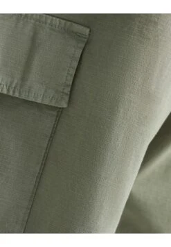 BERSHKA Stoppers - Cargobroek - Khaki -ZALANDO WINKEL b56b8ab38fb5419bb2e686fb49353cff