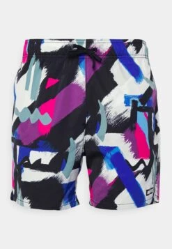 Hollister Co. Sport Swim- Zwemshorts - Purple Stripe Abstract -ZALANDO WINKEL b603297ac7b5402e914e39030bdbbe78