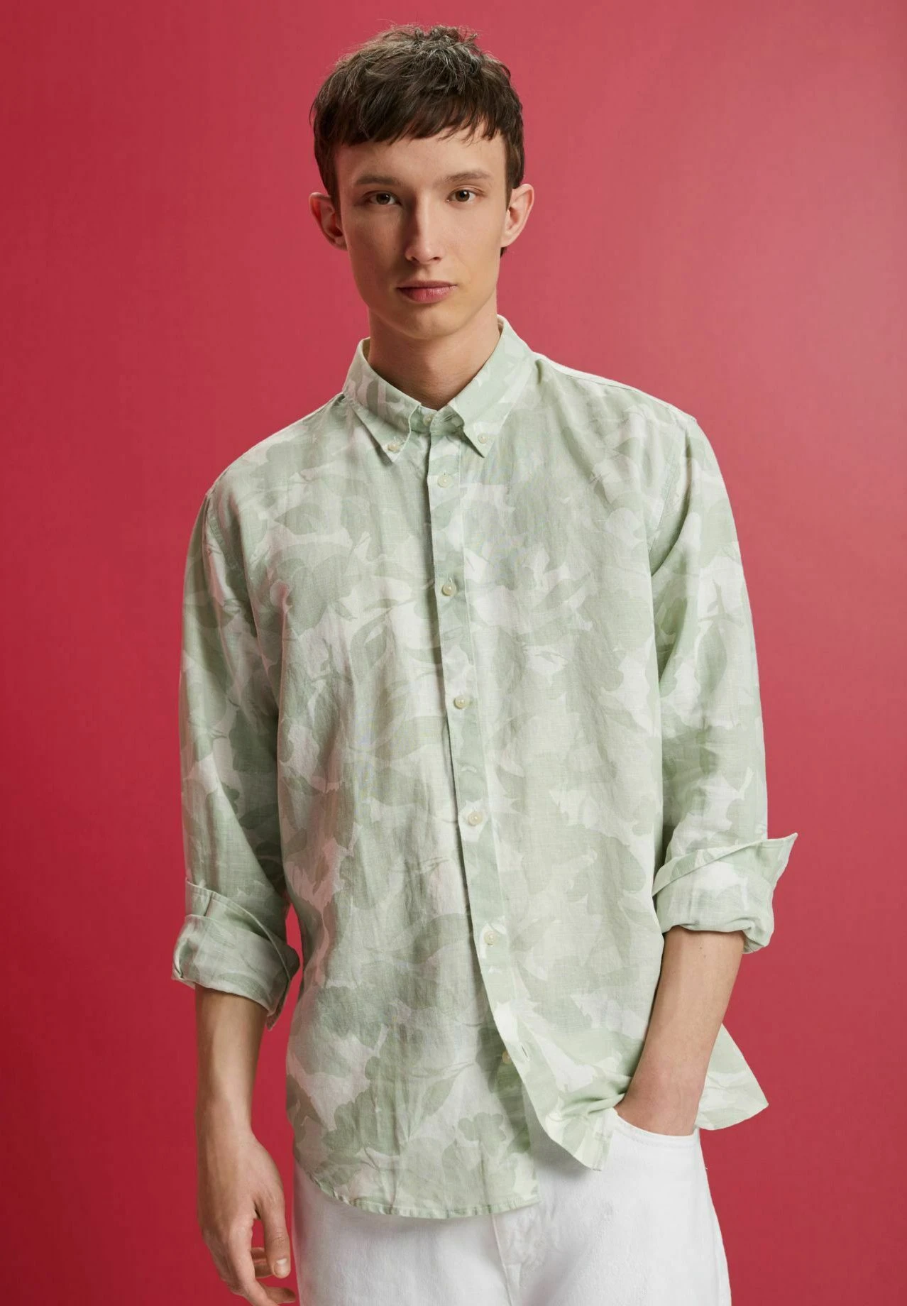 ESPRIT Overhemd - Light Green 6 ESPRIT Overhemd - Light Green - Afbeelding 4