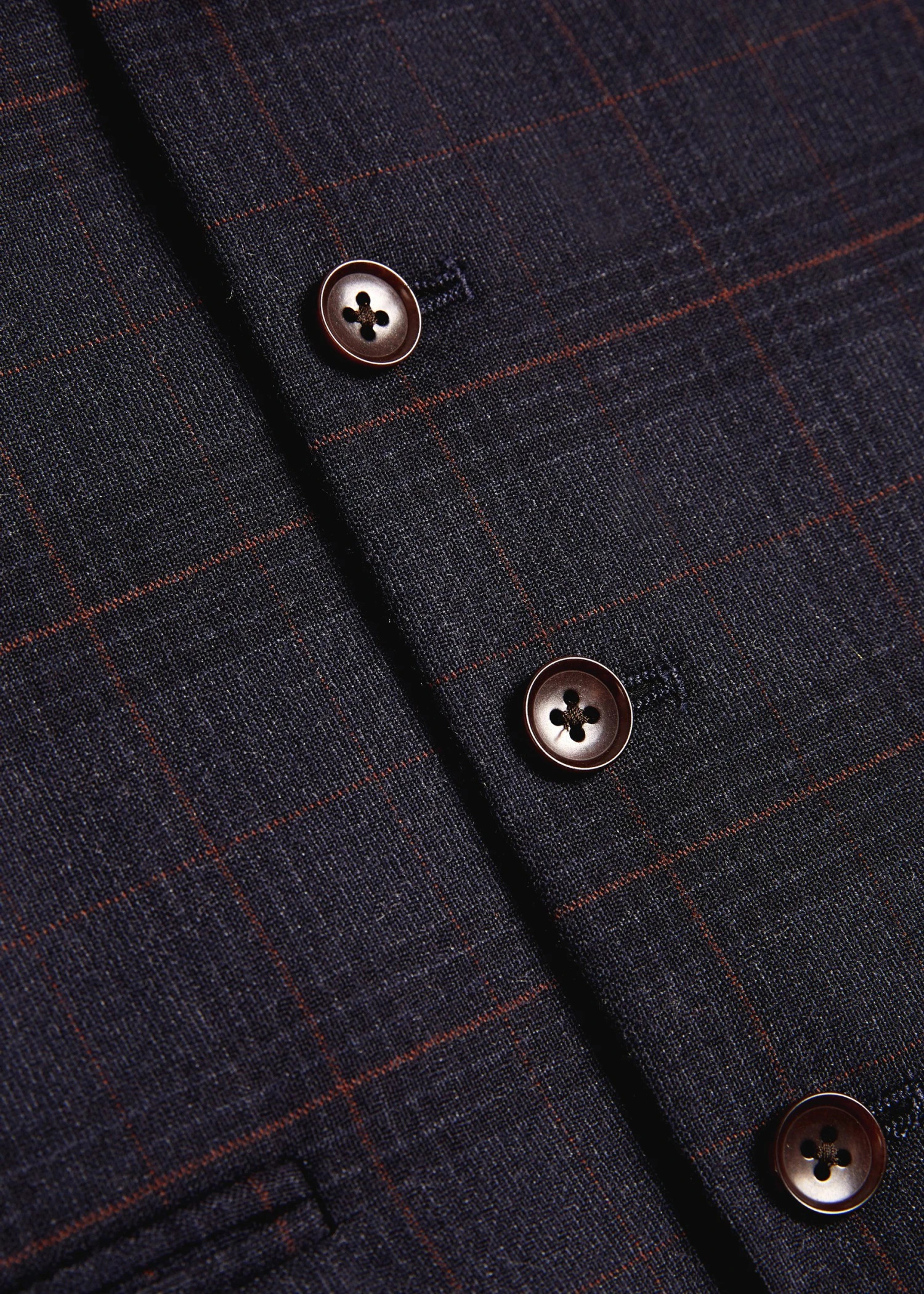 Next Signature Check Slim Fit Suit: Waistcoat - Gilet - Blue 6 Next Signature Check Slim Fit Suit: Waistcoat - Gilet - Blue - Afbeelding 4