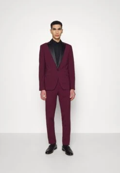 Lindbergh Sustainable Tuxedosuit - Kostuum - Burgundy -ZALANDO WINKEL b8fc1ed29d344d6ca81b70ea6a258b43