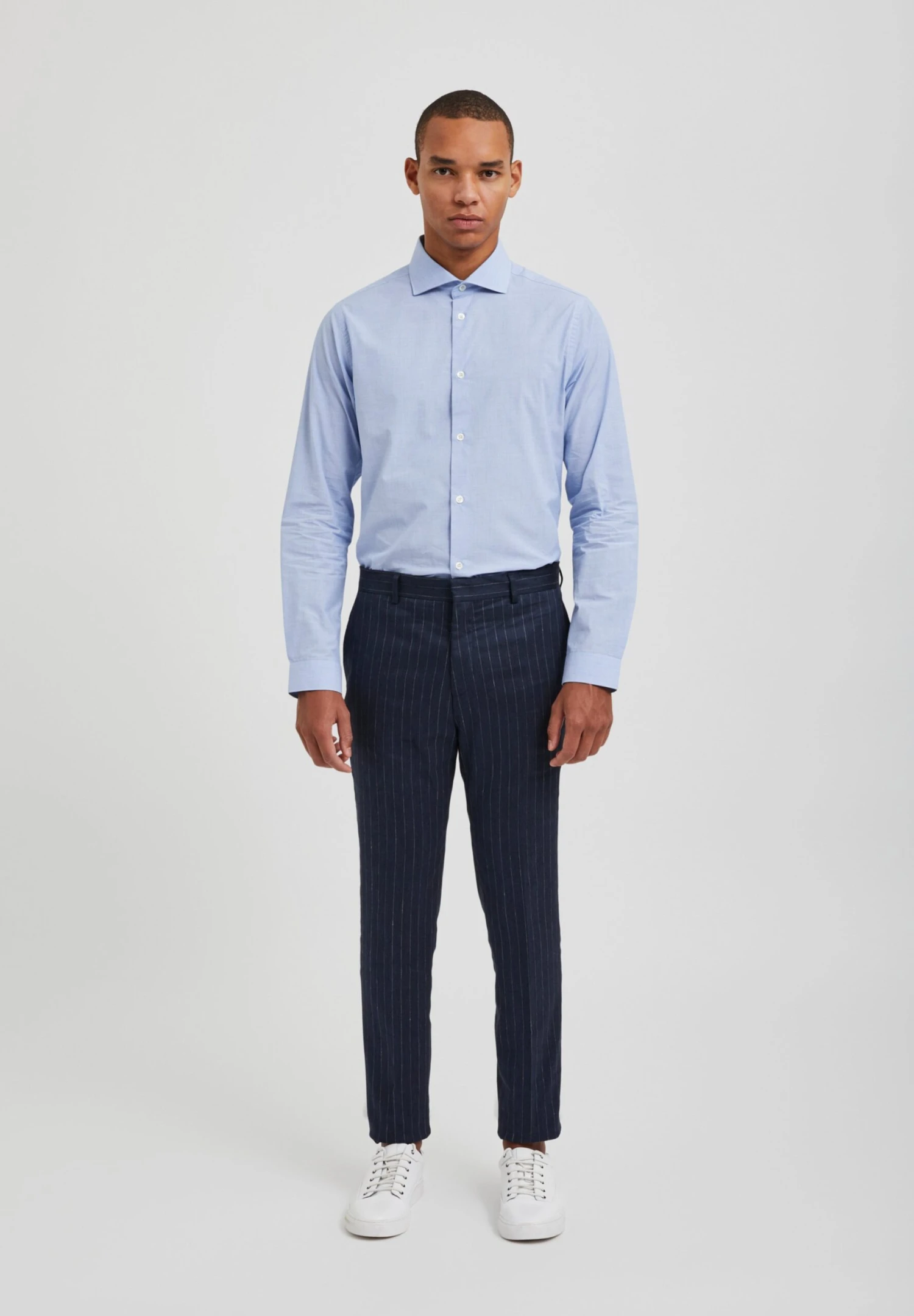 Bertoni Haakon - Overhemd - Air Blue 4 Bertoni Haakon - Overhemd - Air Blue - Afbeelding 2