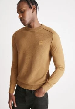 Boss Kesom - Trui - Open Beige