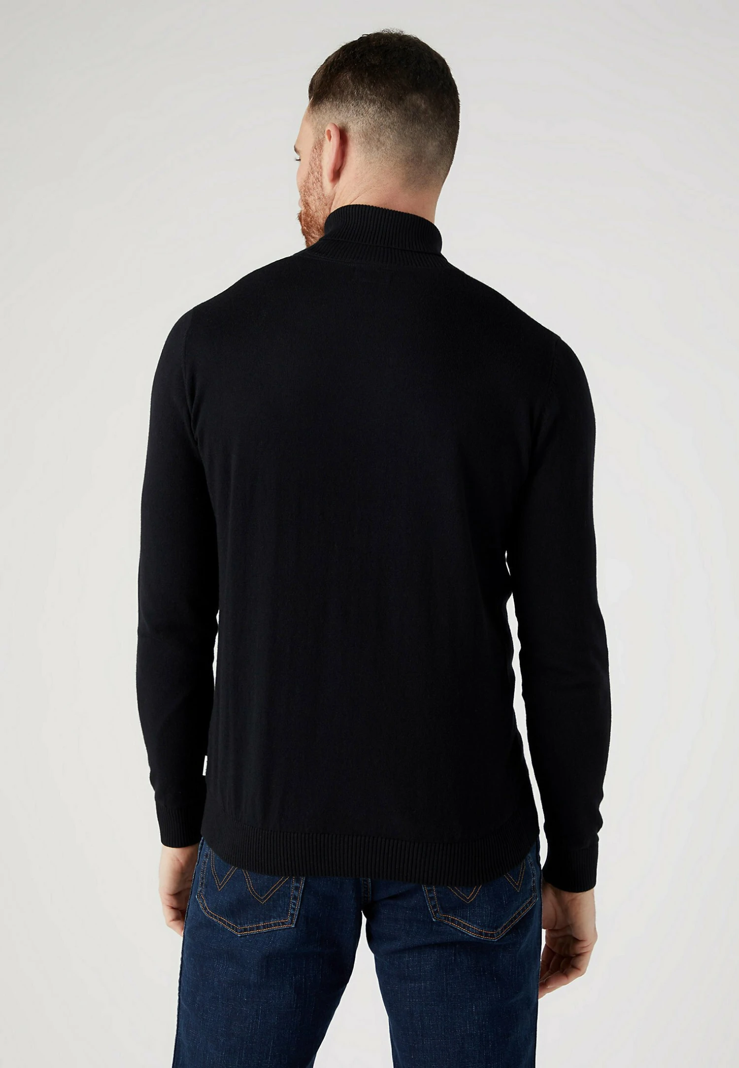 Wrangler Roll Neck- Trui - Black 5 Wrangler Roll Neck- Trui - Black - Afbeelding 3