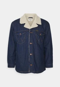 Wrangler Jacket - Halflange Jas - Retro Blue -ZALANDO WINKEL bbe9d812745a4521a2e1fbf3c1d62fc6