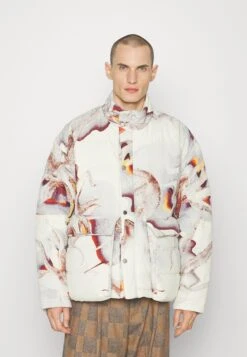 Henrik Vibskov Tabasco Jacket Unisex - Winterjas - Snow/Tomato/Mouse