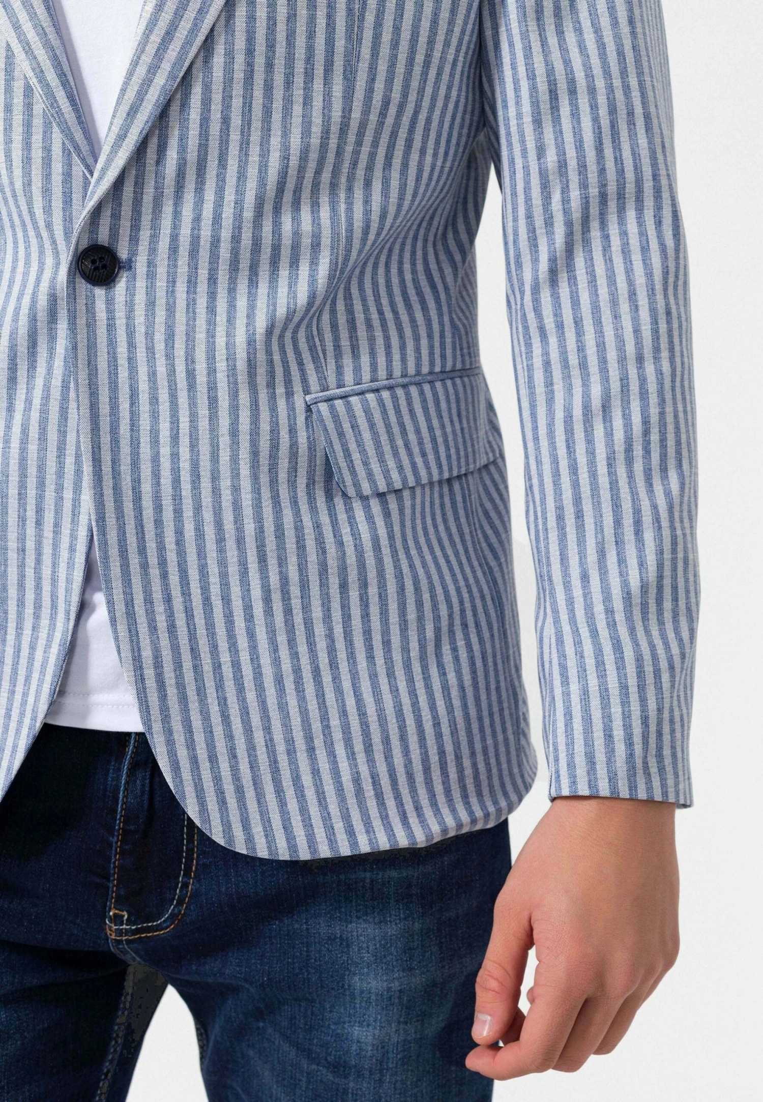 Blazer - Navy - White 8 Blazer - Navy - White - Afbeelding 6