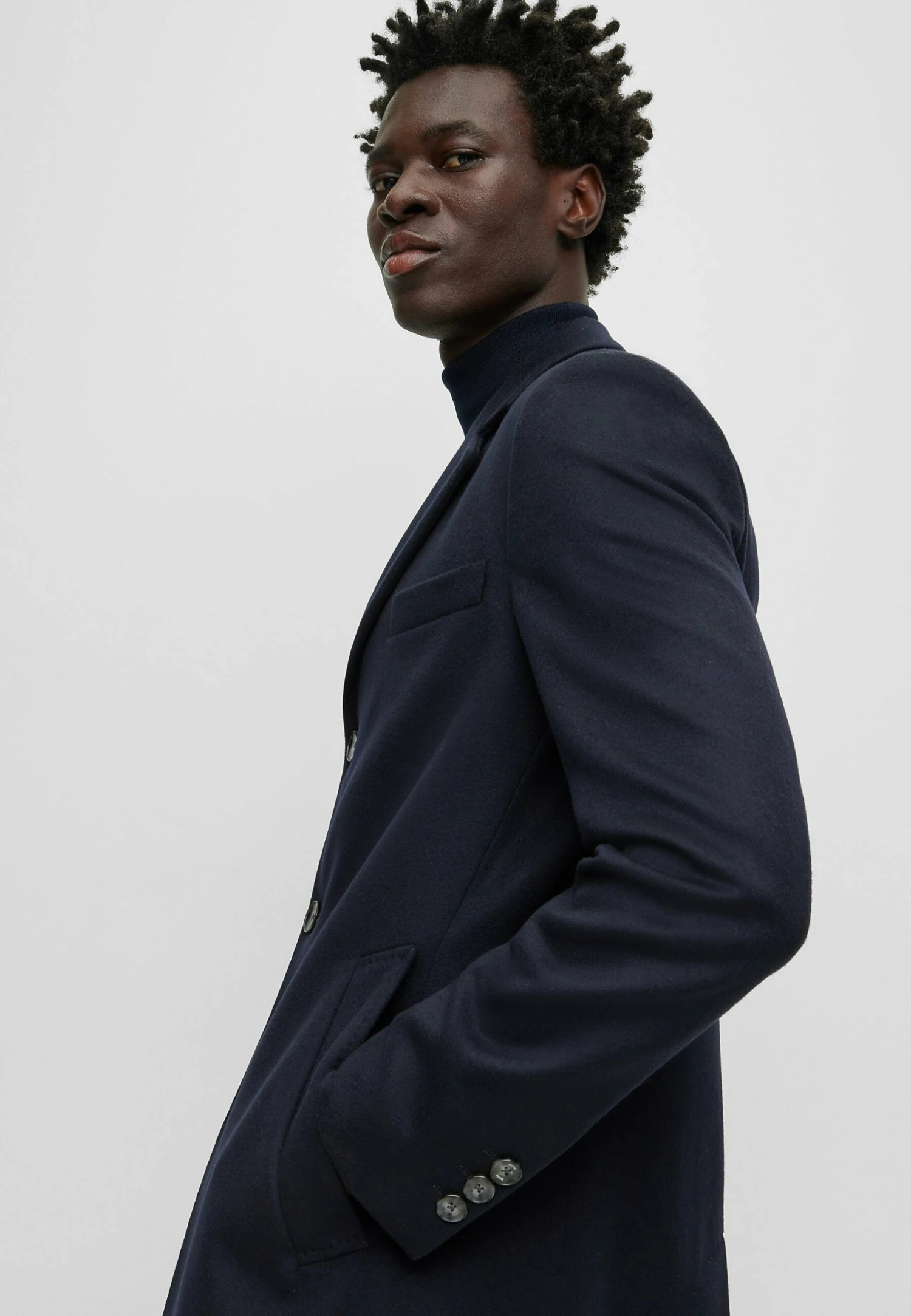 Boss H-Hyde-234 - Mantel - Dark Blue Four 7 Boss H-Hyde-234 - Mantel - Dark Blue Four - Afbeelding 5