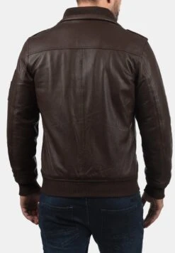 Solid Sdfamash - Leren Jas - Brown -ZALANDO WINKEL bf4f10f2c8564327b8a5a7048056a60b