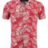Key Largo Msh Havanna Shortsleeve - Overhemd - Red