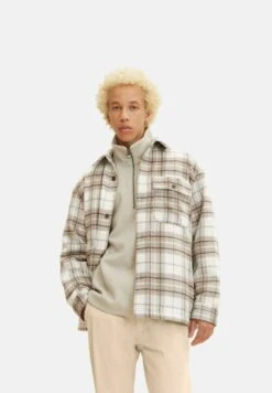 TOM TAILOR Denim Halflange Jas - Off White Beige Big Cosy Check 18 TOM TAILOR Denim Halflange Jas - Off White Beige Big Cosy Check -ZALANDO WINKEL bf716c76cbc74255b07460cad00eab5a