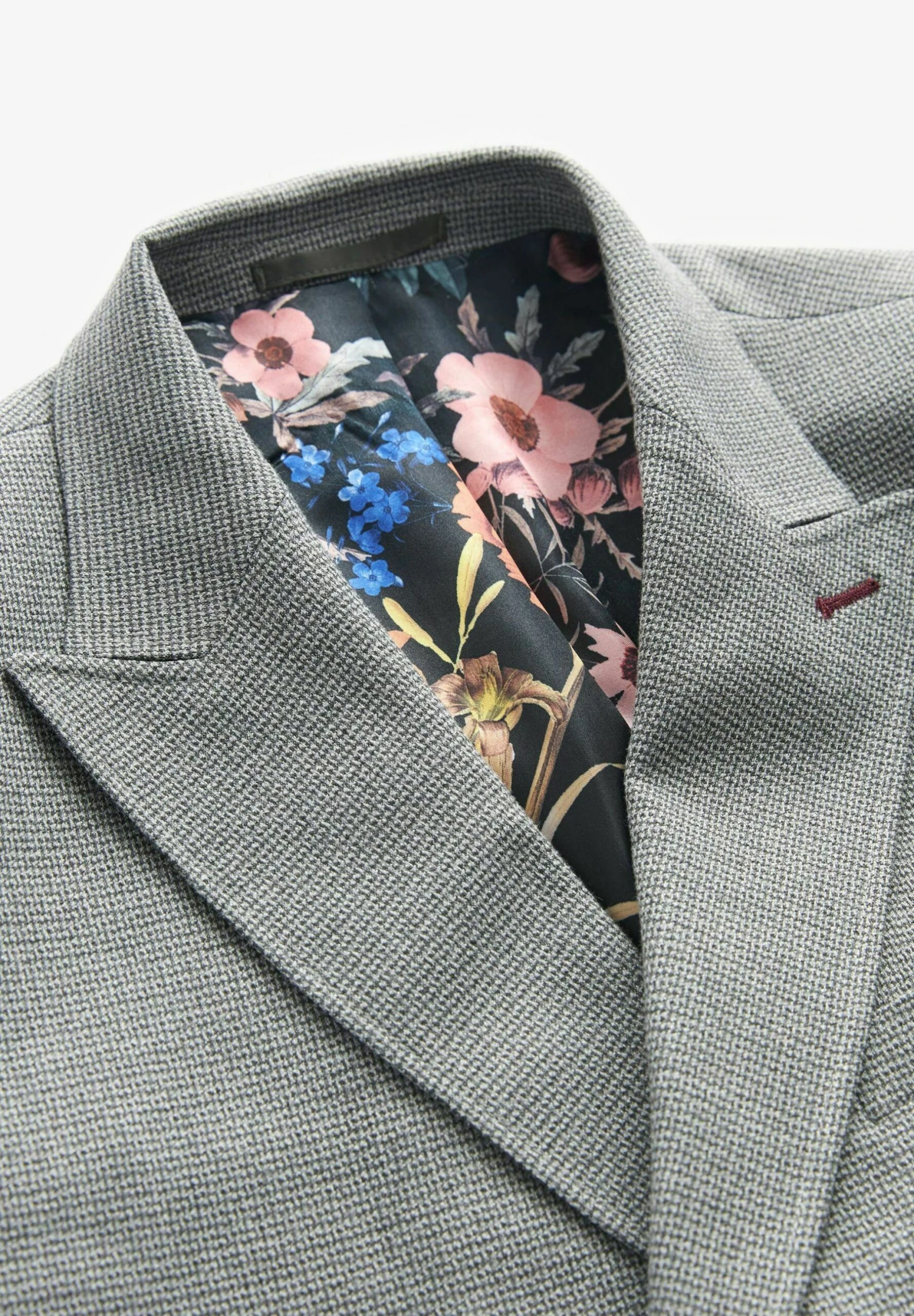 Next Textured Double Breasted- Blazer - Light Grey 5 Next Textured Double Breasted- Blazer - Light Grey - Afbeelding 4