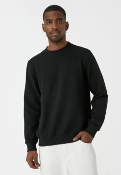 Koton Basic Textured - Trui - Black -ZALANDO WINKEL bfba0bf35b2649d89c886244497baa26