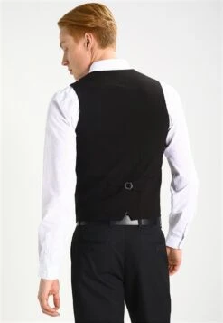 Lindbergh Waistcoat For Suit - Gilet - Black -ZALANDO WINKEL c075f94693d04a6baa092e5f56a23dfc