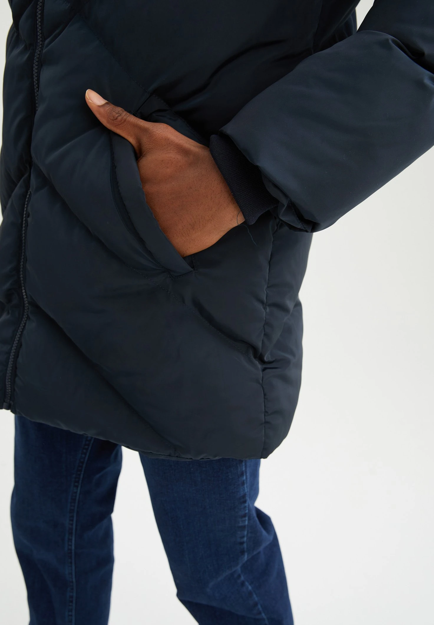 DeFacto Regular Fit- Winterjas - Navy 6 DeFacto Regular Fit- Winterjas - Navy - Afbeelding 4