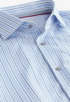 Next Trimmed Regular Fit Double Cuff - Overhemd - Blue White Stripe 14 Next Trimmed Regular Fit Double Cuff - Overhemd - Blue White Stripe -ZALANDO WINKEL c3480a66791f4c59bd765a9a7528326e