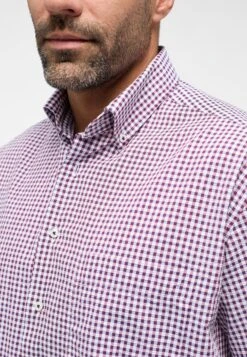 Eterna Seersucker Comfort Fit - Overhemd - Rot -ZALANDO WINKEL c3fb4cb9e4e14f4e99232e1c2653c834