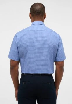 Eterna Kariertes Kurzarm Modern Fit - Overhemd - Denim -ZALANDO WINKEL c5a31acbd93247b1bc20ea2c8051f7c0