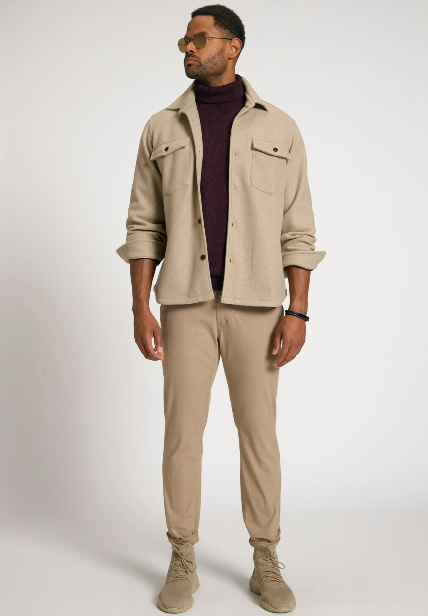 Trui - Aubergine 4 Trui - Aubergine - Afbeelding 2