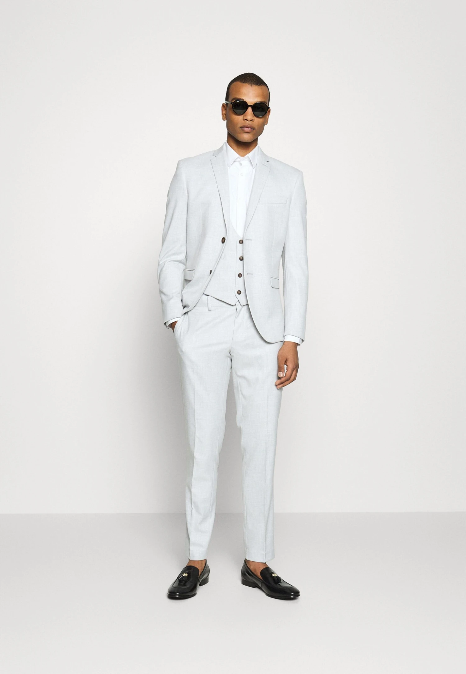 The Fashion Suit Occasion Designs Set - Kostuum - Light Grey 4 The Fashion Suit Occasion Designs Set - Kostuum - Light Grey - Afbeelding 2