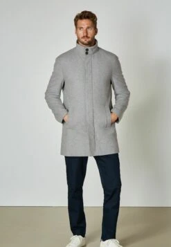 Next Signature Italian Rich With Removable Gile - Mantel - Light Grey -ZALANDO WINKEL c78da2b2a9564b03a4435480e037b249