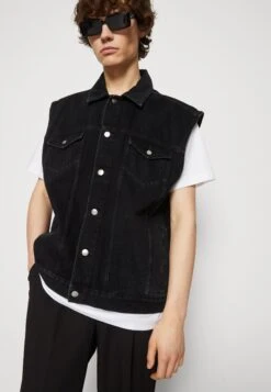 Edwin Jolien Vest - Bodywarmer - Pembroke Black Dark Marble -ZALANDO WINKEL c844c40540034cf8bb884cf881bd6960