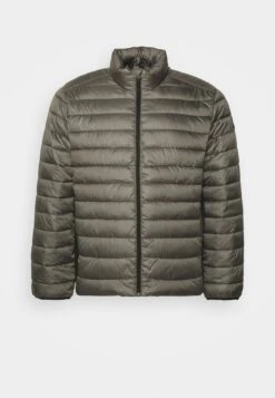 Calvin Klein Side Logo Jacket - Halflange Jas - Gunmetal -ZALANDO WINKEL c886e38f2b594743b6993948ebb63691