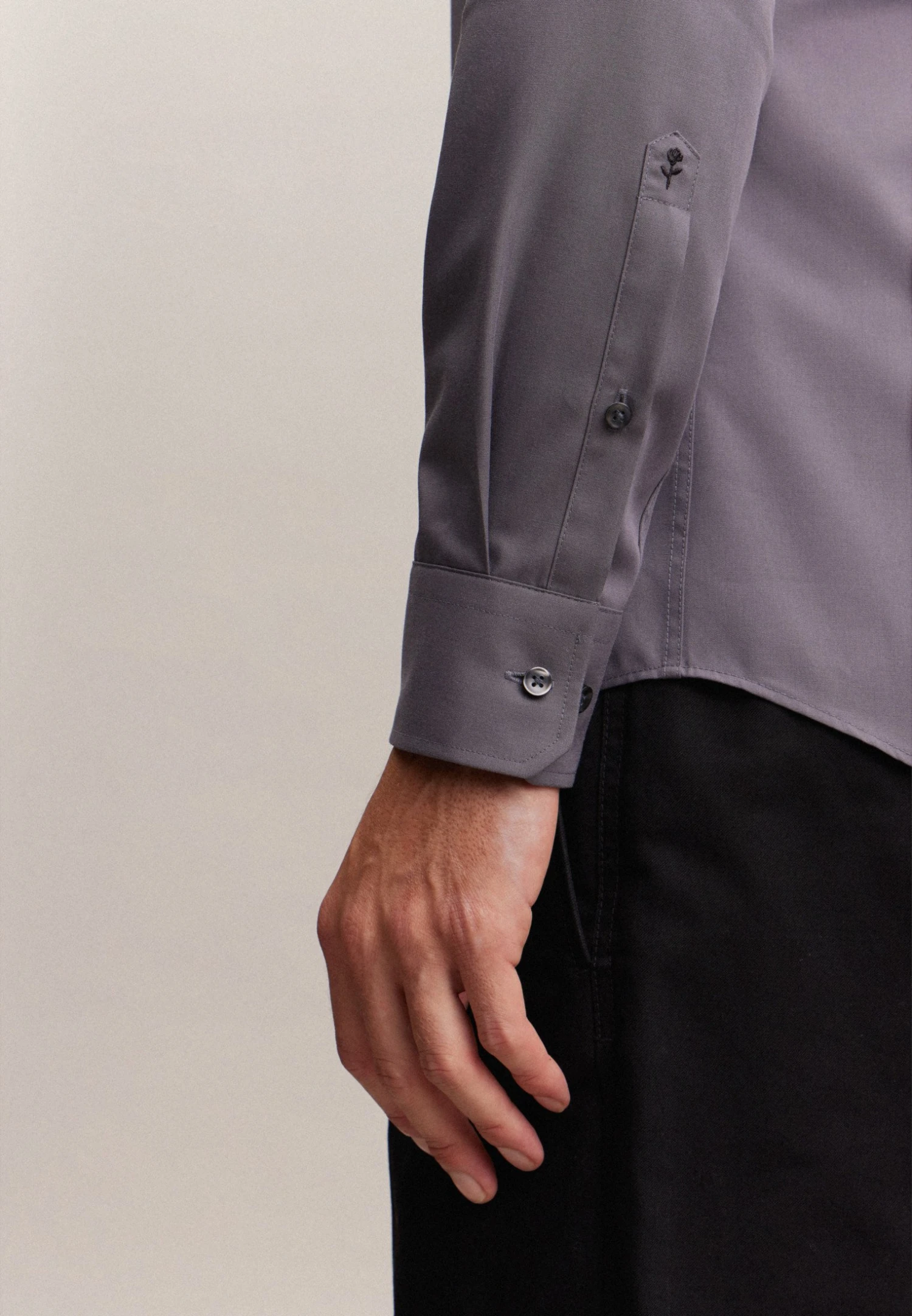 Seidensticker Business Kent - Overhemd - Grey 7 Seidensticker Business Kent - Overhemd - Grey - Afbeelding 5