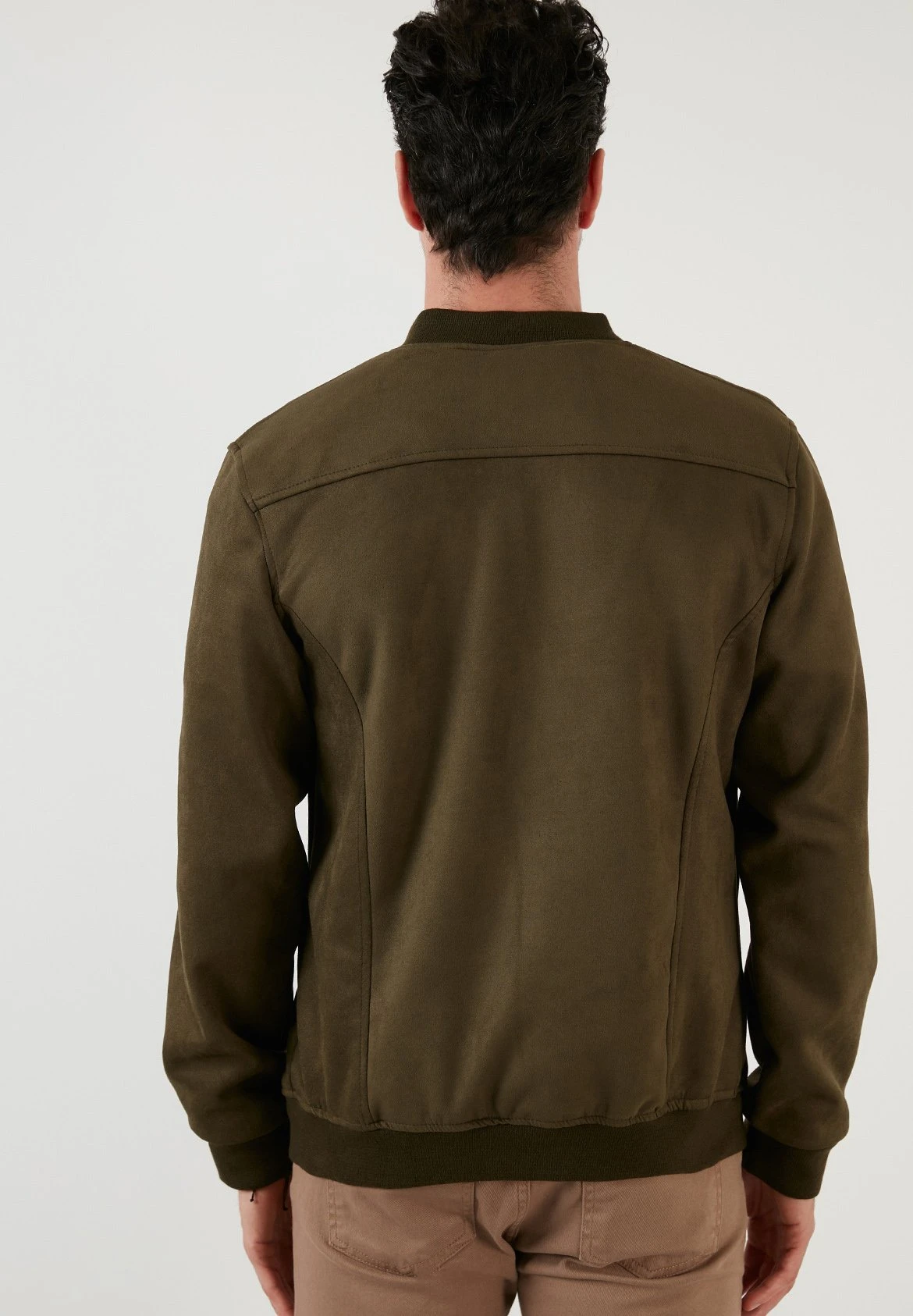 Regular Fit - Bomberjacks - Khaki 5 Regular Fit - Bomberjacks - Khaki - Afbeelding 3