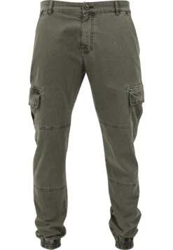 URBAN CLASSICS Washed Jogging - Cargobroek - Olive