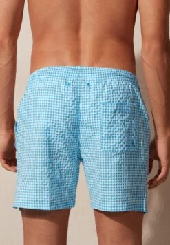 Intimissimi Striped Seersucker - Zwemshorts - J Malibu White Blue -ZALANDO WINKEL cb3ab8c4af78416d8e396a95cf9e711f