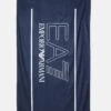 EA7 Emporio Armani Towel - Strandhanddoek - Navy Blue/White
