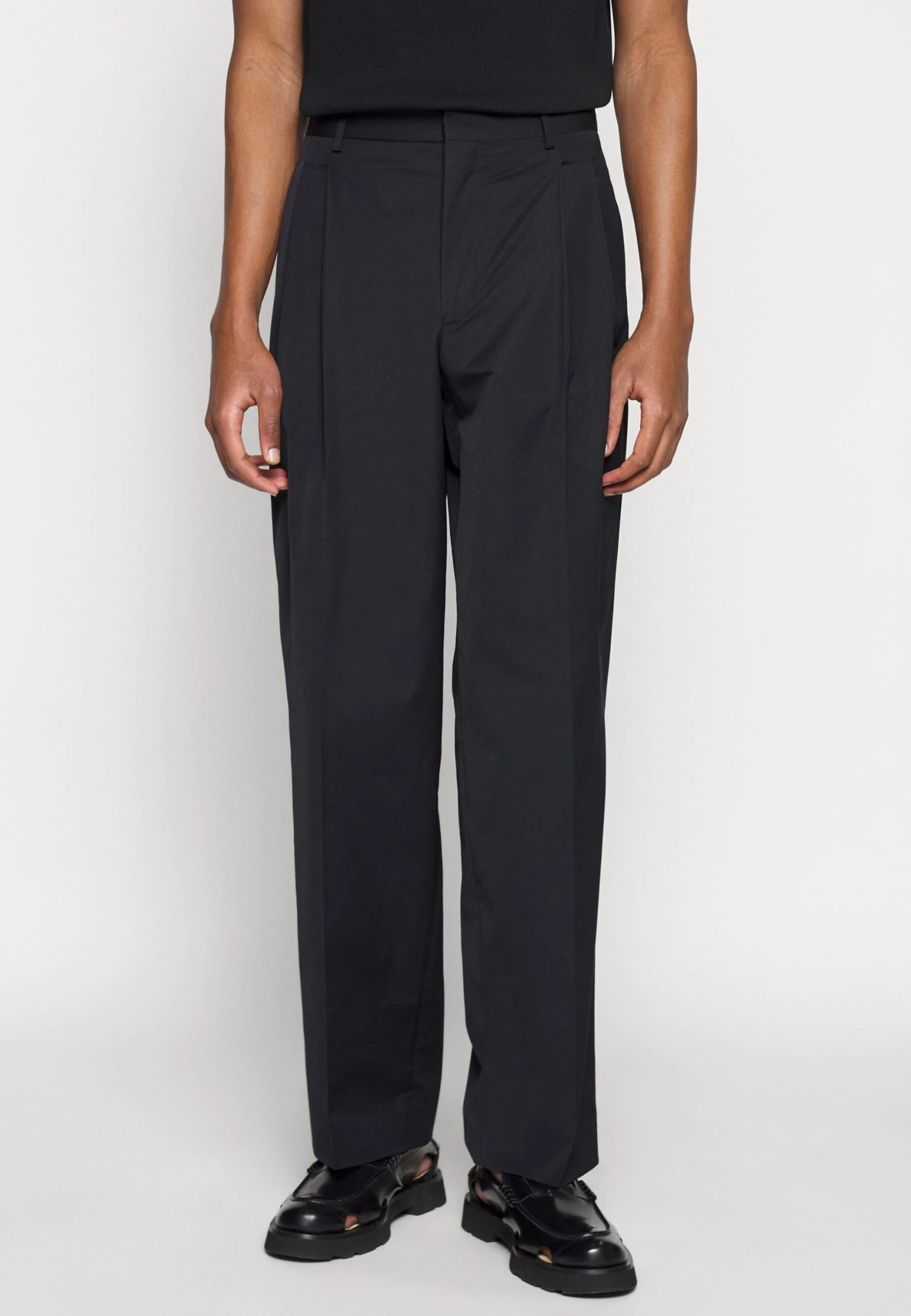 Pleated Classic Trousers - Pantalon - Black 6 Pleated Classic Trousers - Pantalon - Black - Afbeelding 4