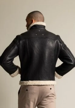 Leren Jas - Schwarz Weiß -ZALANDO WINKEL cf963c827f574112a292e6dac8fb424d