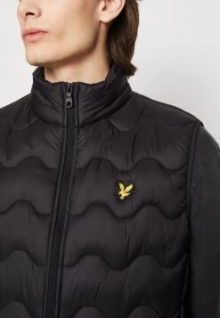 Lyle & Scott Crest Quilted Gilet - Bodywarmer - Jet Black -ZALANDO WINKEL d00be5bb785d43079b3dcf6b54450760