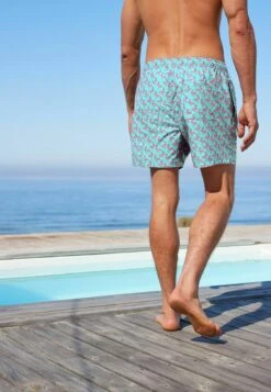 Next Printed Standard - Zwemshorts - Blue Pink Flamingo Geo -ZALANDO WINKEL d10c15485549433db223e92a4fd2e76b