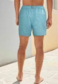 Next Premium Standard - Zwemshorts - Aqua Blue Geo 8 Next Premium Standard - Zwemshorts - Aqua Blue Geo -ZALANDO WINKEL d120510a0a3b449595edde7c60346055