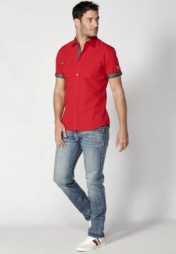 Koroshi Short Sleeve - Overhemd - Rojo Red 10 Koroshi Short Sleeve - Overhemd - Rojo Red -ZALANDO WINKEL d2b9e11d5b6c4766a9d126ffe30f2235