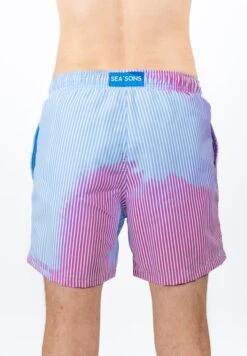 Striped Color Changing Swimshorts - Zwemshorts - Cherry/Blue -ZALANDO WINKEL d2cc31432f774e678b2280d176e1d5eb