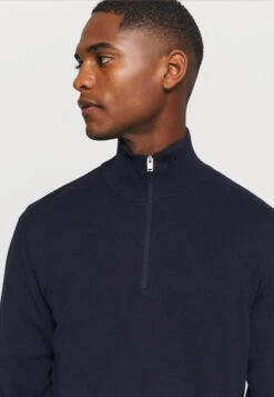 Selected Homme Slhberg Half Zip B Noos - Trui - Navy Blazer -ZALANDO WINKEL d2e7cca59a7f4fe3b7ec88c9bbae1acc