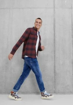 Mit Karomuster - Overhemd - Rot -ZALANDO WINKEL d337fd239a14469ba1df8c01e90bb70b