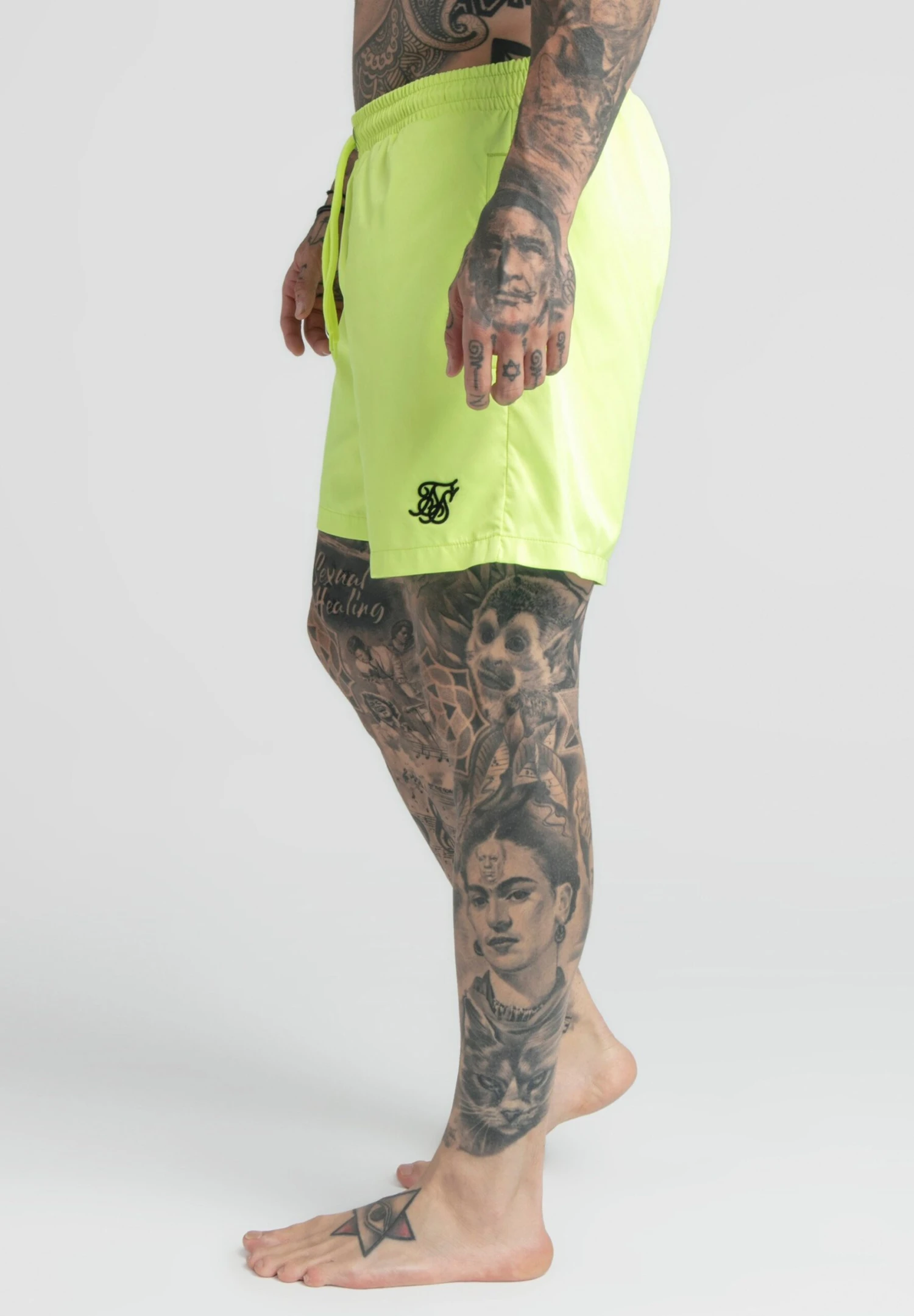 SikSilk Fluro- Zwemshorts - Fluro Yellow 7 SikSilk Fluro- Zwemshorts - Fluro Yellow - Afbeelding 5