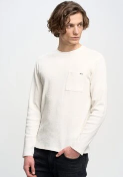 BIG STAR Langarm Godi - Trui - Weiß