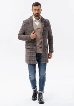 Halflange Jas - Brown -ZALANDO WINKEL d596118183ea417f8db088029156595a